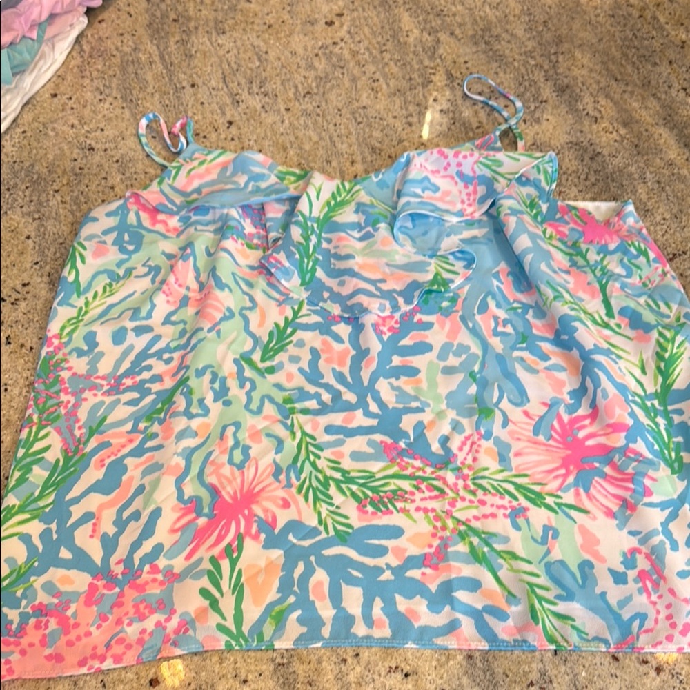 Lilly Pulitzer Multicolor Karmen cami Floral Blouse